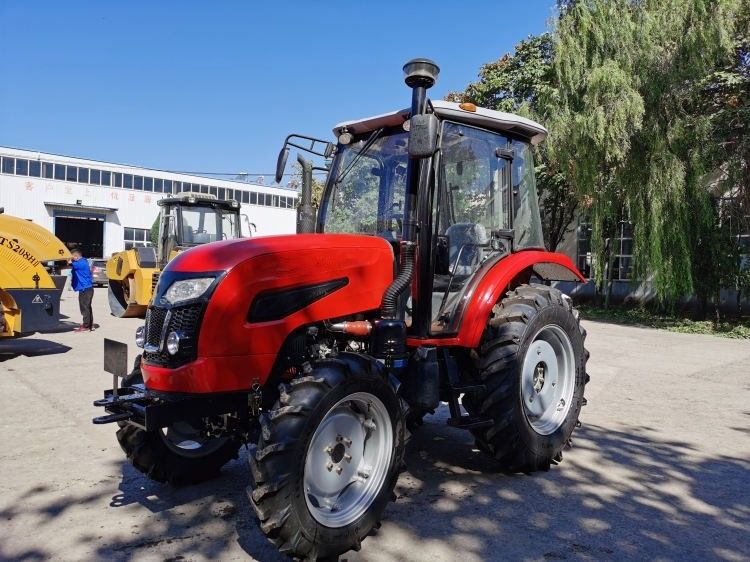 Mesin XINCHAI 80HP Mesin traktor pertanian 80 HP Mini 4 roda traktor