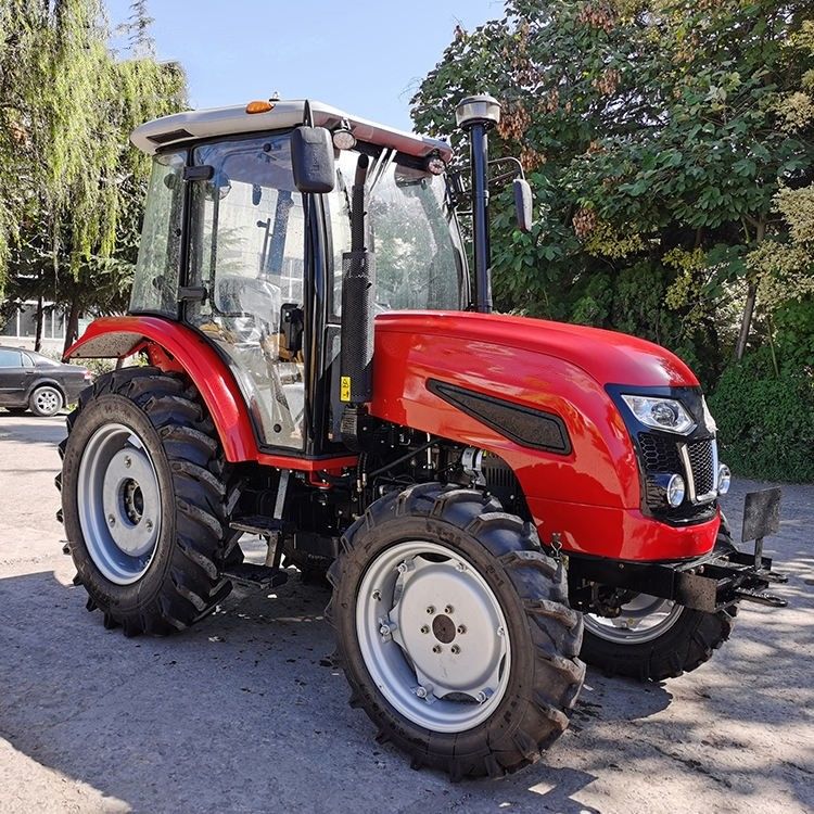 Mesin XINCHAI 80HP Mesin traktor pertanian 80 HP Mini 4 roda traktor