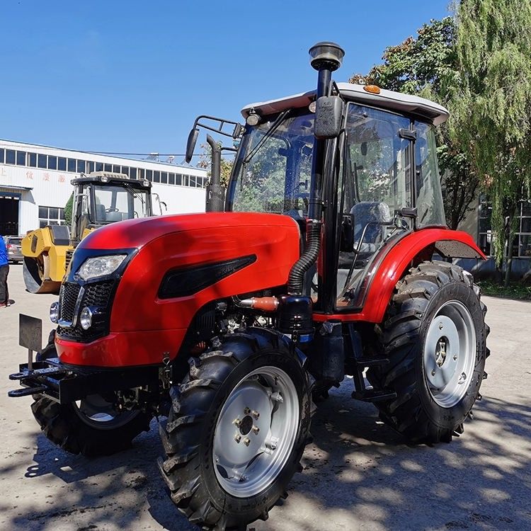 Mesin XINCHAI 80HP Mesin traktor pertanian 80 HP Mini 4 roda traktor