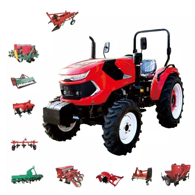 Gear Drive Wheel Tractor Untuk Pertanian 2500 KG Heavy Duty Pertanian Mesin Sertifikasi CE