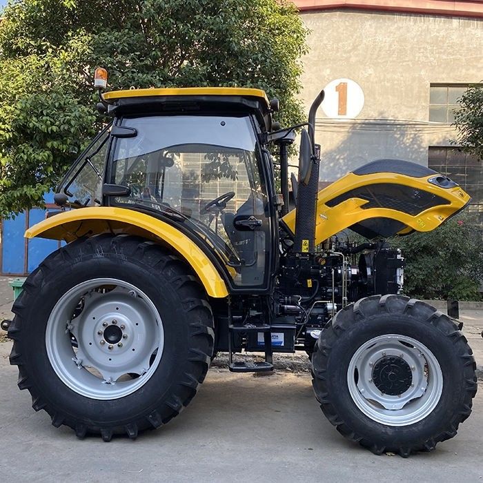 2024 Gear Drive baru Traktor Pertanian 110HP 120HP roda Traktor Dengan Gearbox