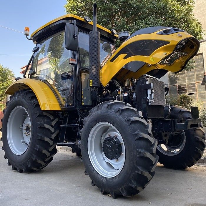 2024 Gear Drive baru Traktor Pertanian 110HP 120HP roda Traktor Dengan Gearbox