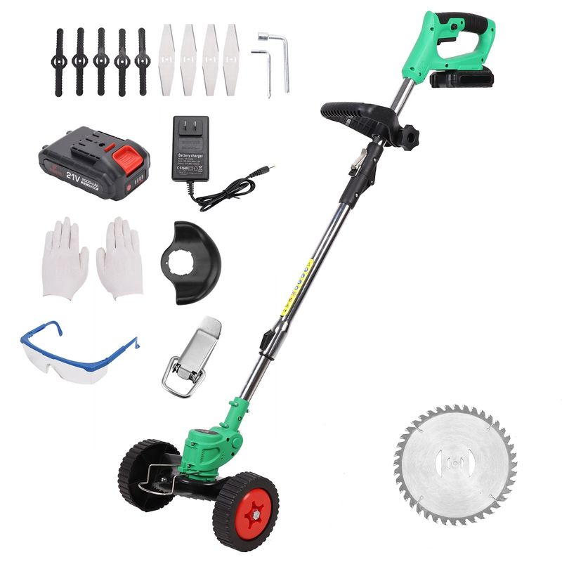 Cordless Battery Powered Lawn Mower 173CC Engine 1200W Tingginya pemotongan yang disesuaikan