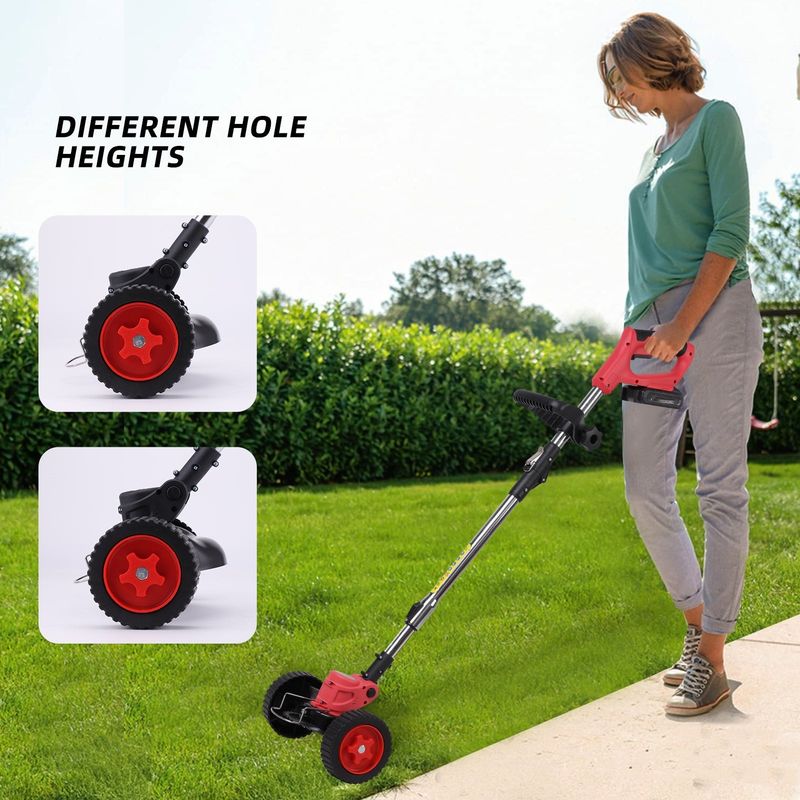 Cordless Battery Powered Lawn Mower 173CC Engine 1200W Tingginya pemotongan yang disesuaikan
