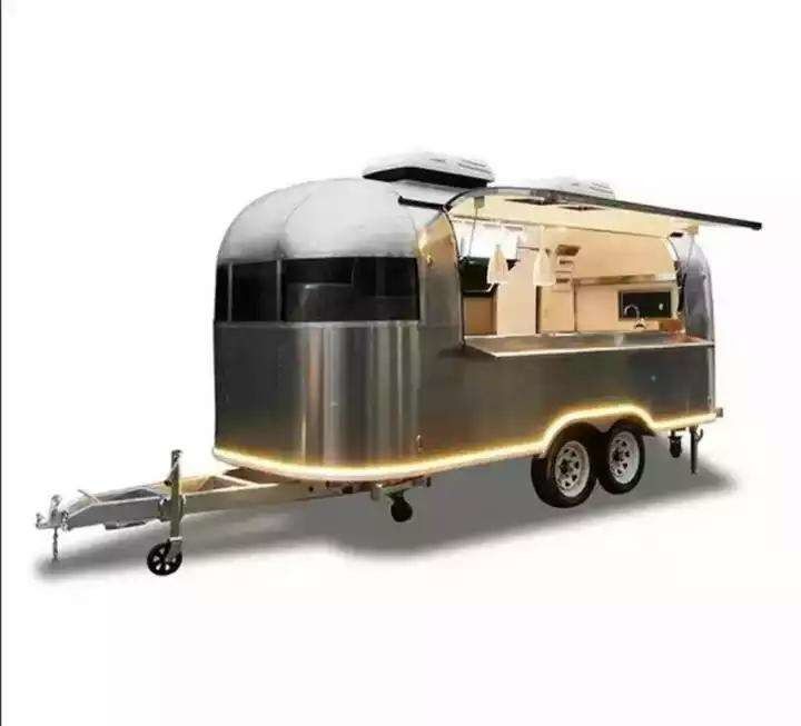 Grosir truk makanan trailer makanan cepat saji mobile/Trailer makanan outdoor mobile untuk dijual