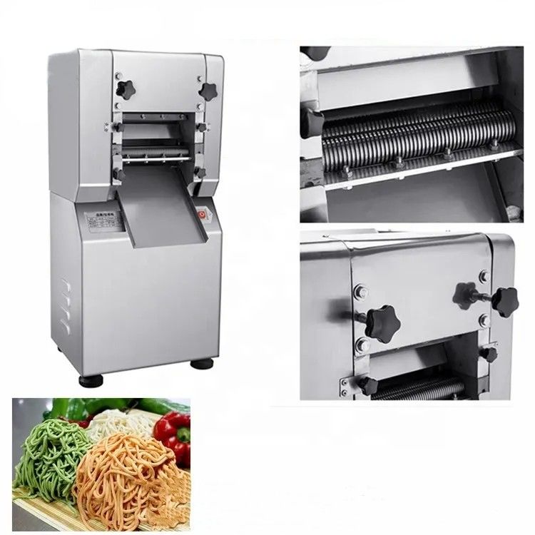 Mesin pembuat mie stainless steel memotong ketebalan yang dapat diatur adonan pasta segar pembuatan untuk alat dapur