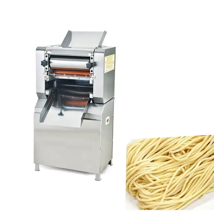Mesin pembuat mie stainless steel memotong ketebalan yang dapat diatur adonan pasta segar pembuatan untuk alat dapur