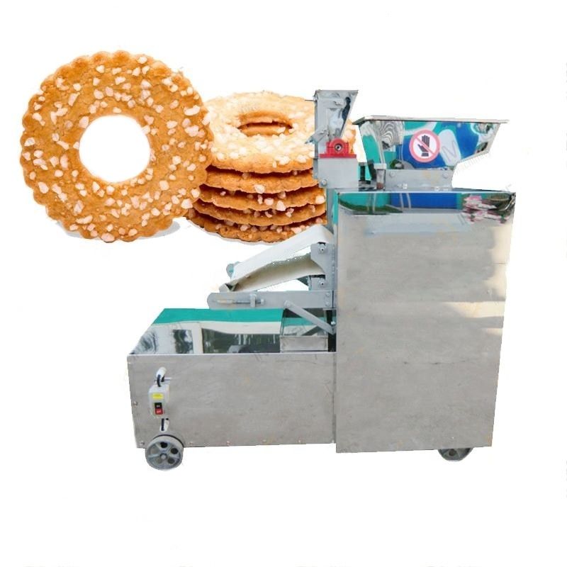 Multi Fungsi Sesame Peach Crisp Biscuit Machine Palace Peach Crisp Biscuit Roller Type Sugar Cookie Making Machine