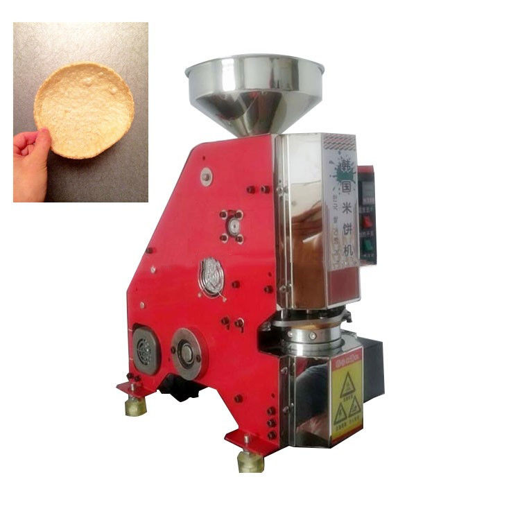 Korea Rice Cake Maker Machine / Snack Food Crispy Thin Rice Cake Making Machine Mesin pembuat kue beras