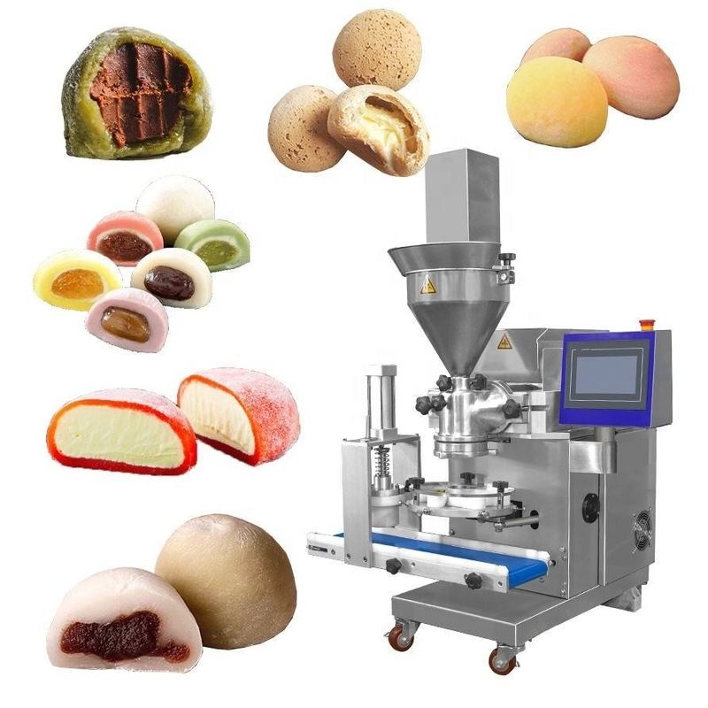 Pabrik kecil Moulding membentuk prosesor Mini Mochi Es Krim Mesin Mochi Membentuk Mesin