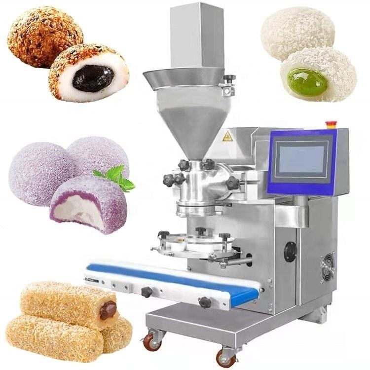 Pabrik kecil Moulding membentuk prosesor Mini Mochi Es Krim Mesin Mochi Membentuk Mesin