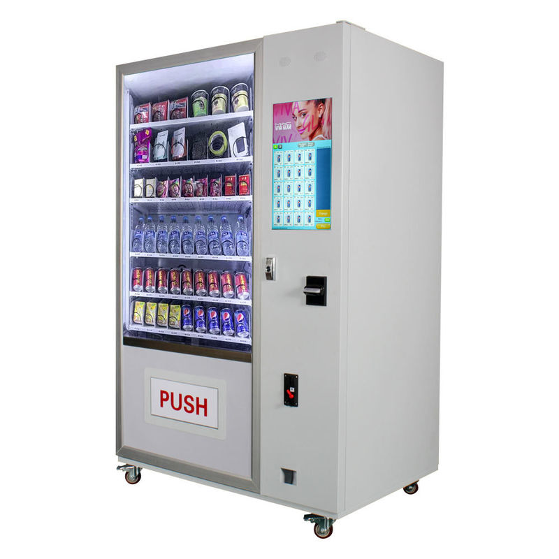 Hot Sell Mesin Jual Jual Air Otomatis Snack Minum Canggih Mesin Jual Kombo Murah Untuk Makanan Dan Minuman Barang Ritel