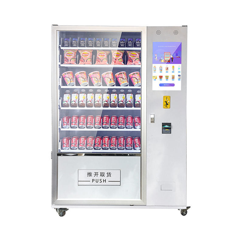 Hot Sale Top Vendor Mesin Snack And Drink Mesin Jual Kombo Otomatis Mesin Expendedora De Bebidas