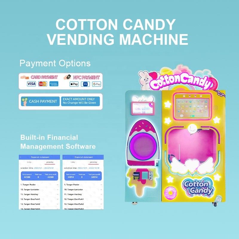 220V-240V Mesin Automatic Cotton Candy Untuk Produksi Bahan Baku Gula