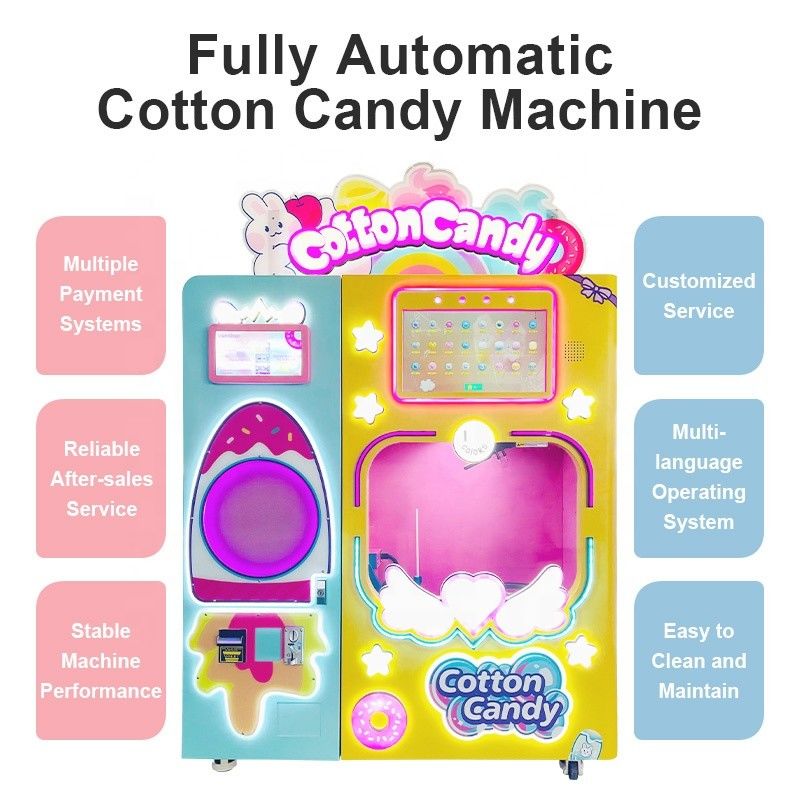 220V-240V Mesin Automatic Cotton Candy Untuk Produksi Bahan Baku Gula