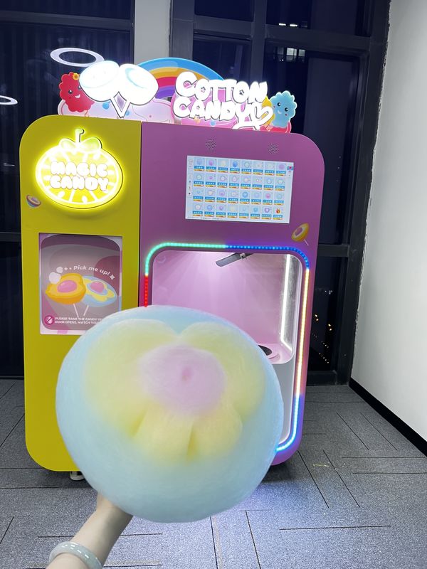 Mesin pembuat marshmallow komersial otomatis untuk bioskop supermarket dan taman hiburan
