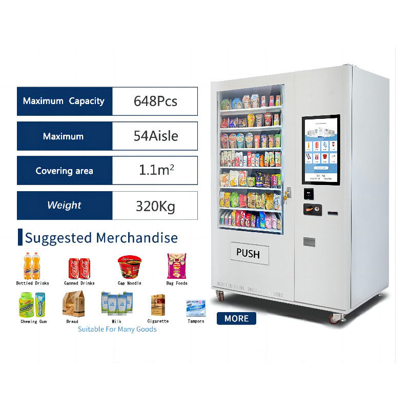 24 Jam Toko Self Service Mesin Jual Kombo Untuk Makanan Dan Minuman Makanan ringan Jual
