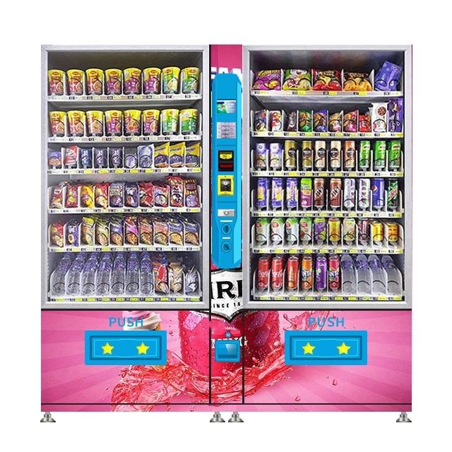 Double Cabinet Mesin Jual Kombo Permen karet dan makanan ringan kapasitas besar Made In China Harga Murah