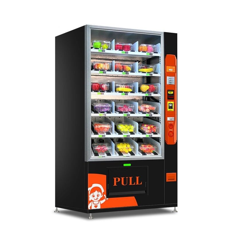 24 Jam Roti Dessert Cupcake Self-Service Vending Kiosk Dengan Dingin Dan Lift