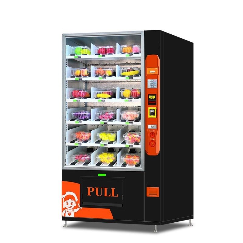 24 Jam Roti Dessert Cupcake Self-Service Vending Kiosk Dengan Dingin Dan Lift