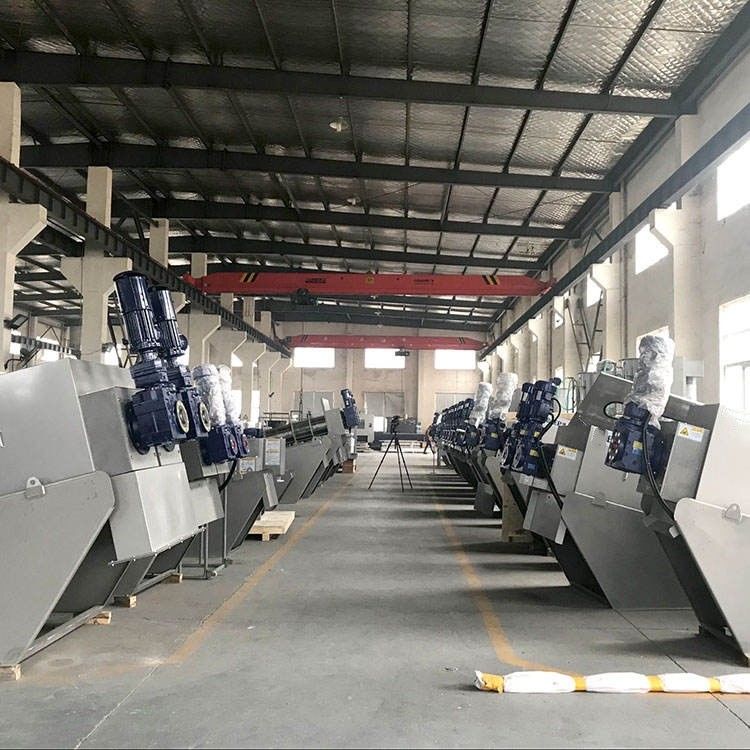 Rumah Pabrik Pengolahan Limbah Stainless Steel Sekrup kecil Limbah Pengolahan Air Peralatan Filter Press Efisiensi tinggi