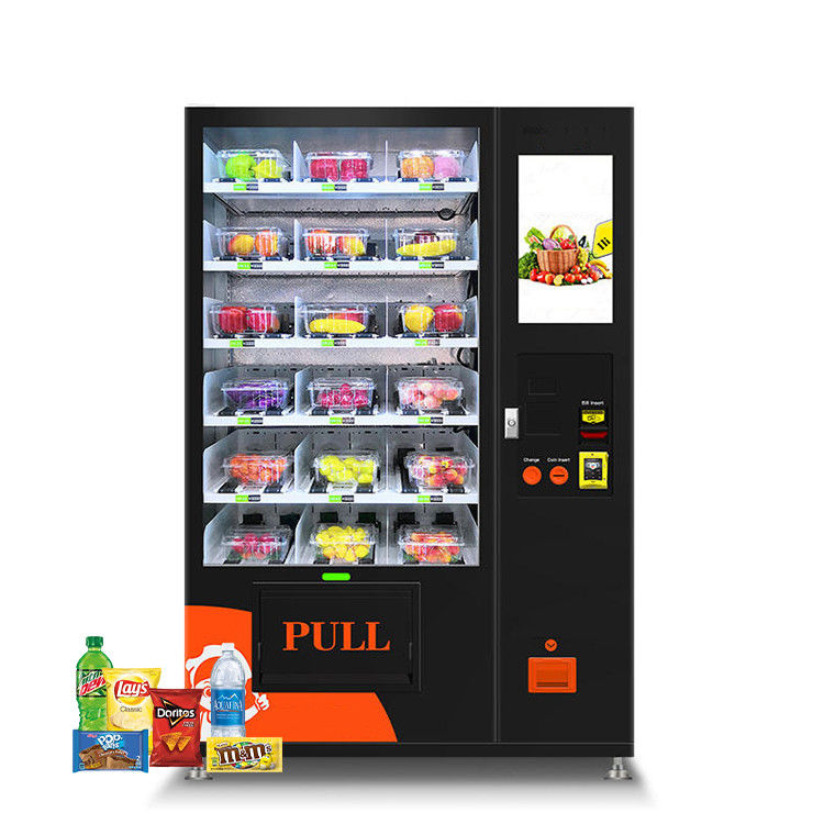 4G Wifi Network Metal Vending Machine Dengan Customized Color Painting Sticker