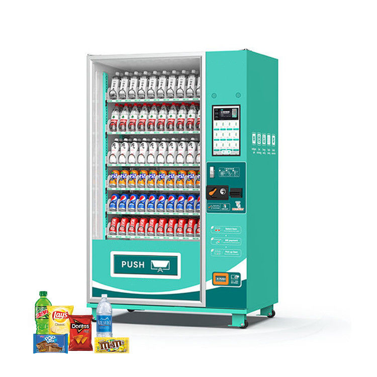 4G Wifi Network Metal Vending Machine Dengan Customized Color Painting Sticker
