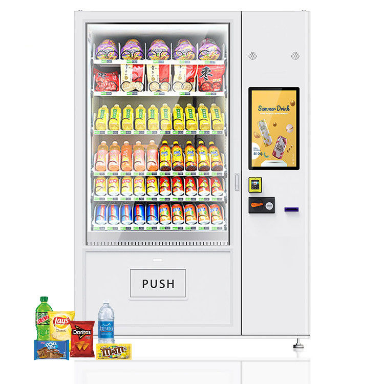4G Wifi Network Metal Vending Machine Dengan Customized Color Painting Sticker
