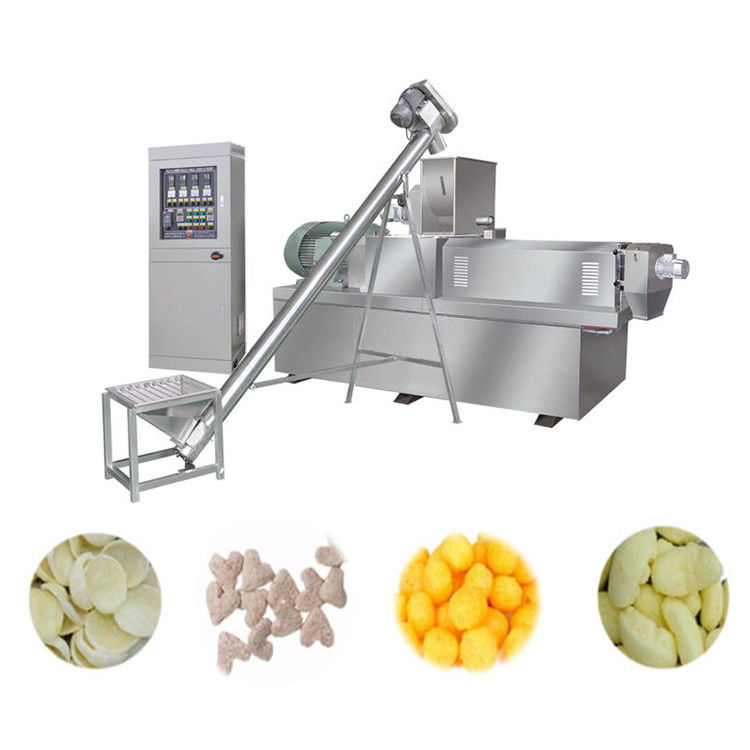 Mesin pembuatan makanan ringan otomatis untuk industri makanan peralatan produk akhir lini produksi kentang goreng beku