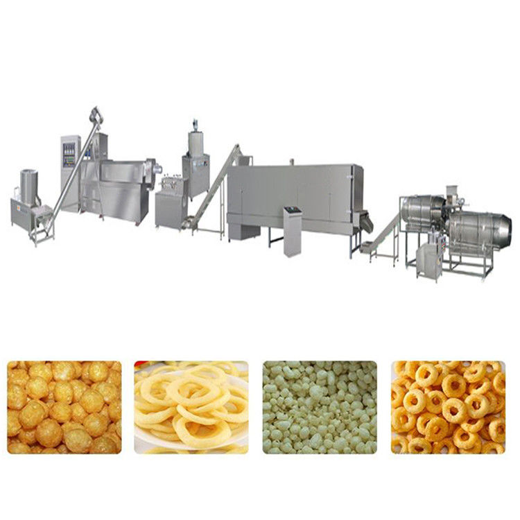 Jalur Produksi Makanan Ringan Otomatis Pencipta Makanan Ringan Listrik untuk Pengolahan Makanan yang Konsisten