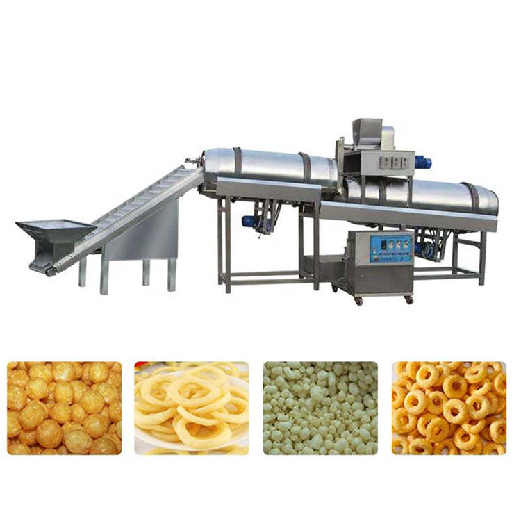 Jalur Produksi Makanan Ringan Otomatis Pencipta Makanan Ringan Listrik untuk Pengolahan Makanan yang Konsisten
