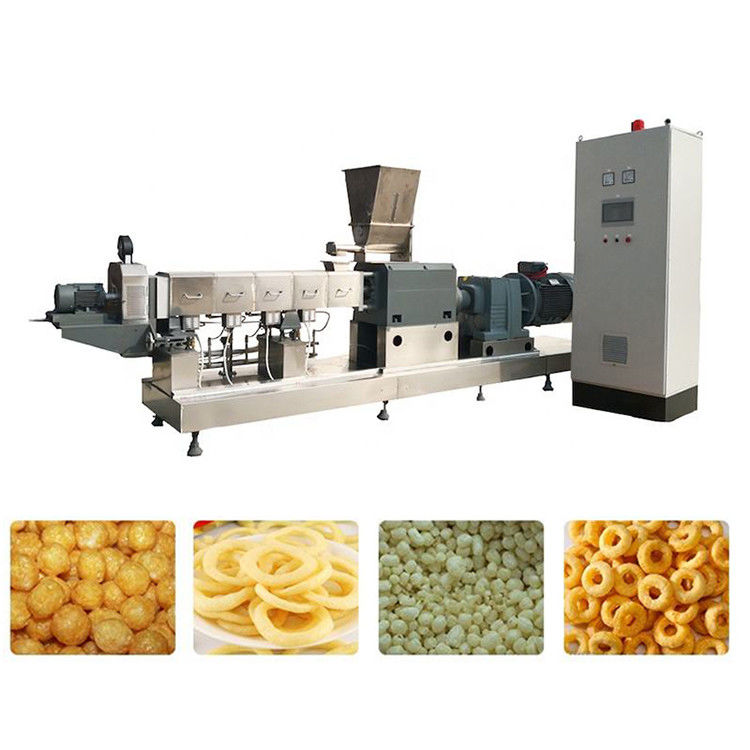 Jalur Produksi Makanan Ringan Otomatis Pencipta Makanan Ringan Listrik untuk Pengolahan Makanan yang Konsisten