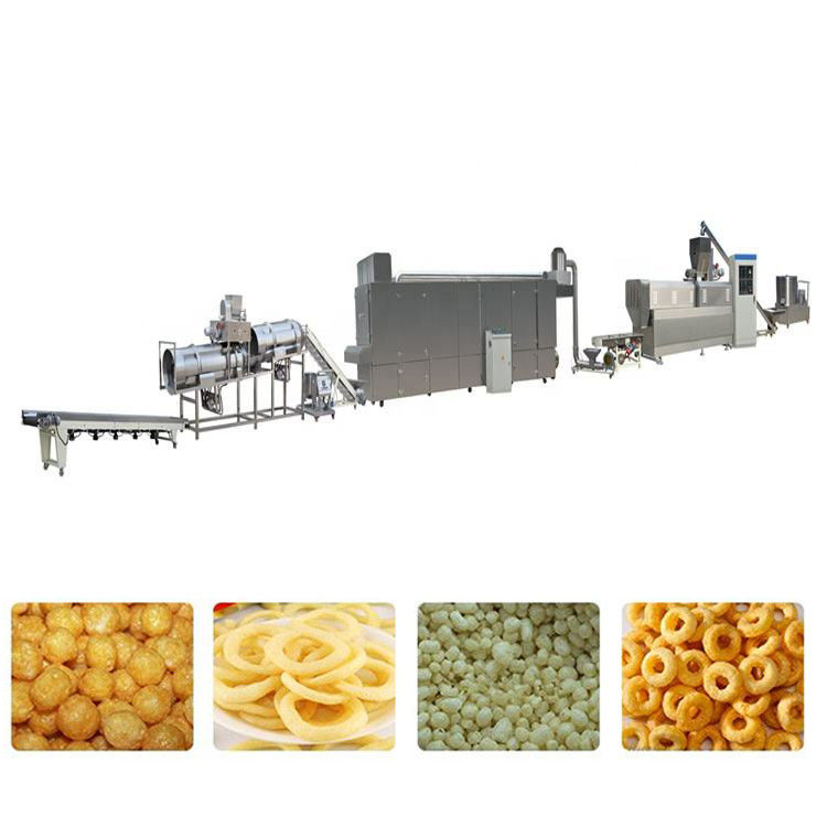 Produk akhir goreng kentang goreng Mesin pembuatan camilan semi otomatis dengan produktivitas tinggi