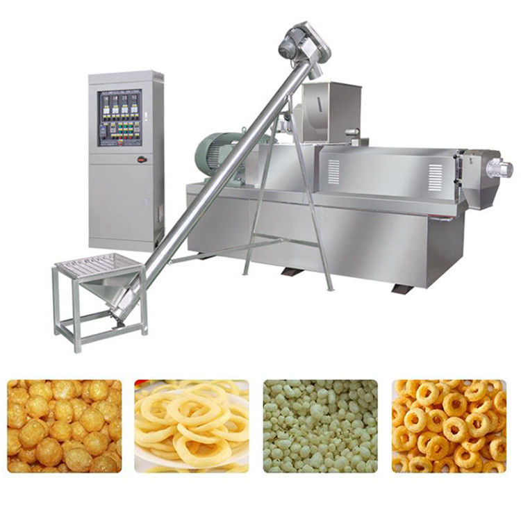 Produk akhir goreng kentang goreng Mesin pembuatan camilan semi otomatis dengan produktivitas tinggi