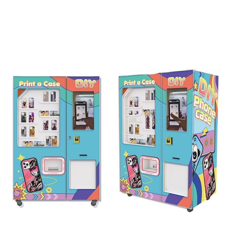 220V 50HZ mesin penjual minuman dingin dengan penanda cat warna yang disesuaikan dalam tegangan