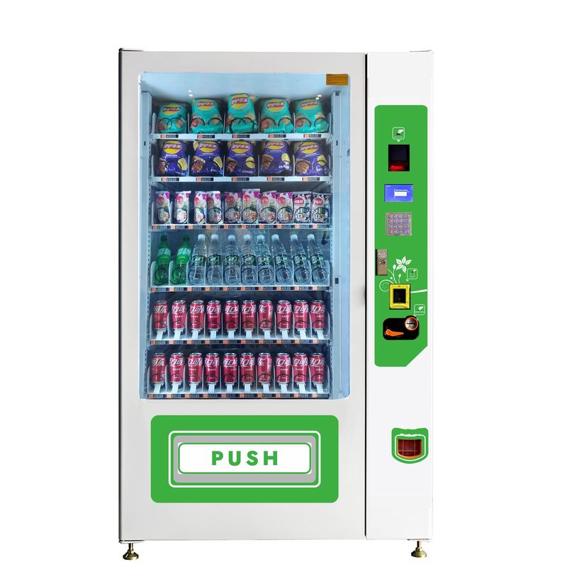 220V 50HZ mesin penjual otomatis dengan sistem pembayaran uang kertas / koin / scan dan kustomisasi warna cat stiker