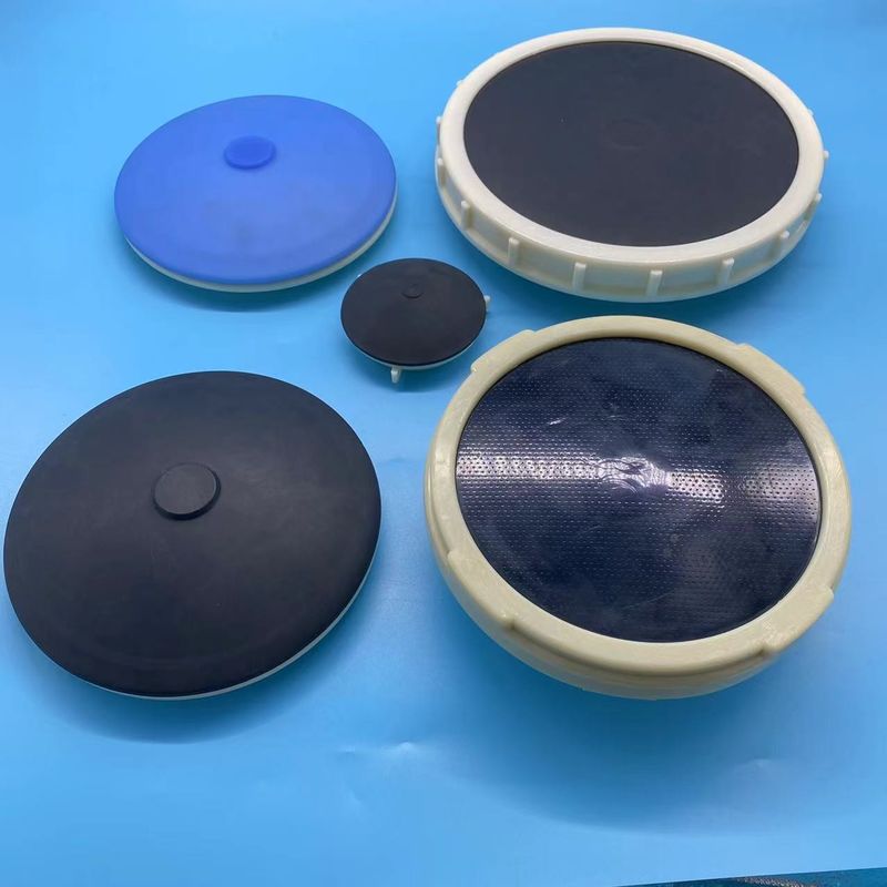 Oxygen tinggi Nano Micro Bubble Diffuser Aeration Head Trays Plat Disc Flat Type Diaphragm Disk Aerator